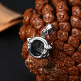 S925 Silver Pendant Lion Head Thai Silver Vintage Distressed Jewelry