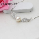 Freshwater Pearl 925 Silver Necklace Jewelry