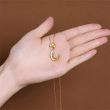 Tulip Magnolia Flower Necklace 925 Silver