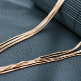 S925 Sterling Silver Necklace Fine Silver Box Chain Men Women
