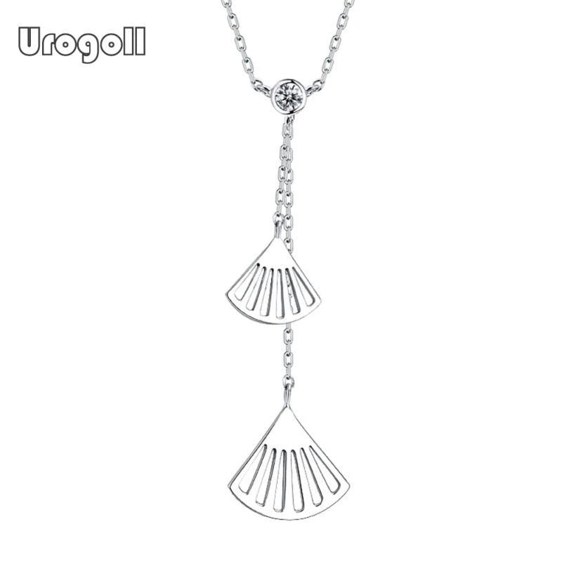 Pure 925 Sterling Silver Pendant Necklaces For Women