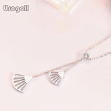 Pure 925 Sterling Silver Pendant Necklaces For Women