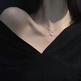 Noble Women 925 Sterling Silver Pendant Necklace Chain Accessory Gift