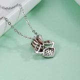 GEM'S BEAUTY Vintage Red Agate Pendant Necklace