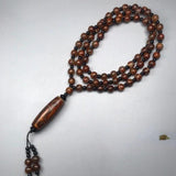 Hand-Carved Natural Dzi Bead Necklace Charm Jewellery for Women Men