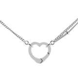 Heart Pendant Necklaces 925 Sterling Silver Women Necklaces Jewelry