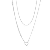 Heart Pendant Necklaces 925 Sterling Silver Women Necklaces Jewelry