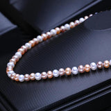 Handcrafted Multicolor Freshwater Pearl Necklace for Women