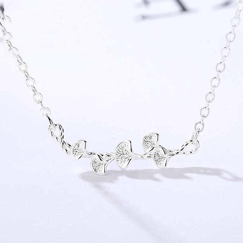 Noble Women 925 Sterling Silver Pendant Necklaces Chain Jewelry