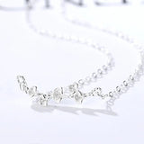 Noble Women 925 Sterling Silver Pendant Necklaces Chain Jewelry