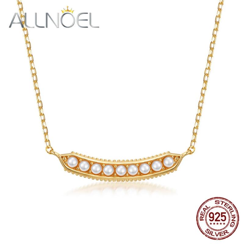 925 Sterling Silver Necklace Shell Zircon Wedding Jewelry