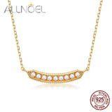 925 Sterling Silver Necklace Shell Zircon Wedding Jewelry