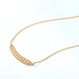 925 Sterling Silver Necklace Shell Zircon Wedding Jewelry
