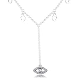 Evil Eye Necklace 925 Sterling Silver Jewelry