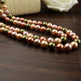 Long Pearl Necklace Mother Pearl Shellfish Women Accessories