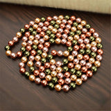 Long Pearl Necklace Mother Pearl Shellfish Women Accessories