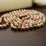 Long Pearl Necklace Mother Pearl Shellfish Women Accessories