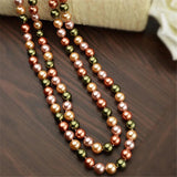 Long Pearl Necklace Mother Pearl Shellfish Women Accessories