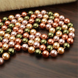 Long Pearl Necklace Mother Pearl Shellfish Women Accessories