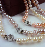 925 Silver Pearl Pendant Necklace Jewelry