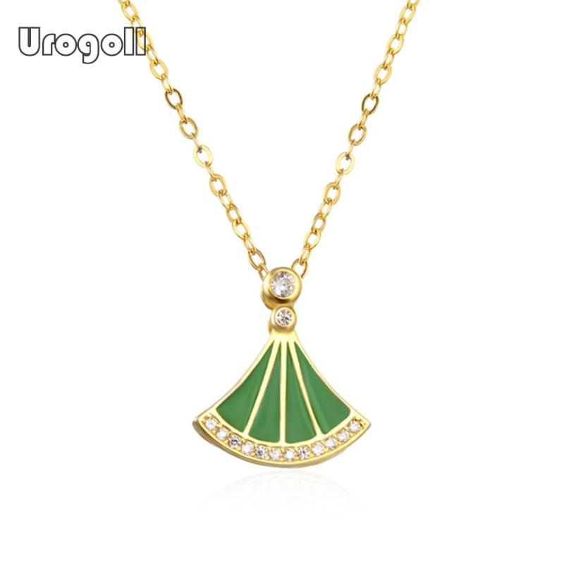 925 Silver Necklace Women Wedding Engagement Party Jewelry