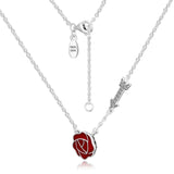 925 Silver Rose Necklace Choker Chain for Women