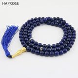 Lapis Stone Islamic Muslim Rosary Bracelet 99 Beads 6-10mm
