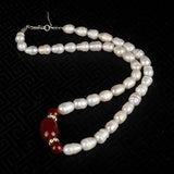 Freshwater Pearl Irregular Necklace for Mother-in-Law