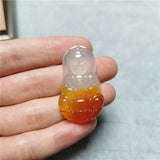 Classic Natural Jade Guanyin Pendant Necklace Hand Carved Gemstone Prayer
