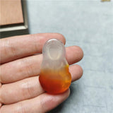 Classic Natural Jade Guanyin Pendant Necklace Hand Carved Gemstone Prayer