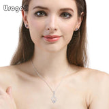 925 Sterling Silver Pendant Necklaces for Women Wedding Anniversary