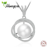 925 Silver Freshwater Pearl Necklace For Women Romantic Jewelry