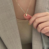 925 Silver Solid Lock Pendant Necklace for Women Girls