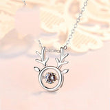 Noble Women 925 Sterling Silver Pendant Chain Jewelry Gift For Girl