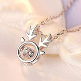 Noble Women 925 Sterling Silver Pendant Chain Jewelry Gift For Girl