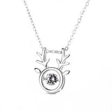 Noble Women 925 Sterling Silver Pendant Chain Jewelry Gift For Girl