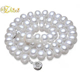 Natural Freshwater Pearl Choker Maxi Classic Woman Gift