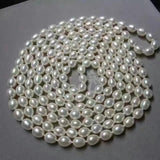 8-9mm South Sea Baroque Pearl Necklace 50in 14k