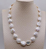 Baroque Pearl Necklace, Elegant Natural Jewelry