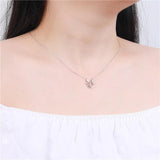 925 Sterling Silver Deer Necklace for Women Silver Jewelry Necklaces