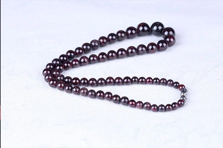 Natural Garnet Crystal Necklace for Women