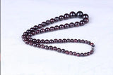 Natural Garnet Crystal Necklace for Women