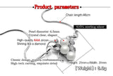 925 Silver Flower Pendant Necklace Charm Lady Pearl Necklace