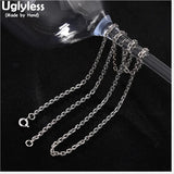 925 Silver 2.5MM Necklace Choker Unisex Jewelry