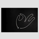 925 Silver 2.5MM Necklace Choker Unisex Jewelry