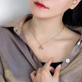 925 Silver Bicycle Pendant Necklace 18 Inch
