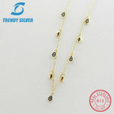 925 Silver Women's CZ Pendant Necklace