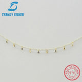925 Silver Women's CZ Pendant Necklace
