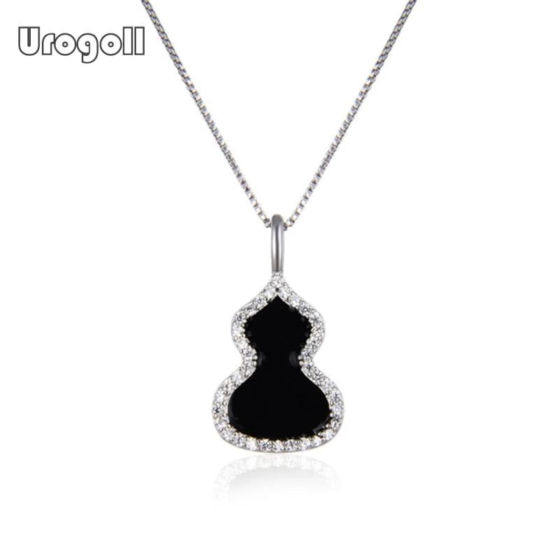 925 Silver Necklace Women Bride Wedding Party Fine Jewelry