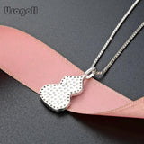 925 Silver Necklace Women Bride Wedding Party Fine Jewelry